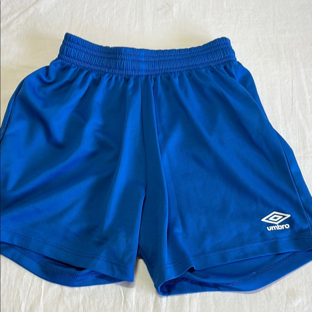 Umbro Blue Athletic Shorts Lightweight Performance Wear